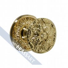 Besoke Door Knob on Round Rose