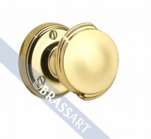 Liberty Door Knob on Round Rose