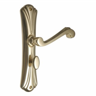 Art Nouveau Bathroom Door Handle